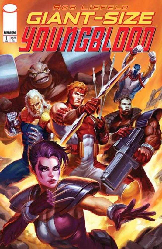 Giant Size Youngblood (One Shot) Cover D Beniamino Bradi Young Bloods Team Variant (NM)
