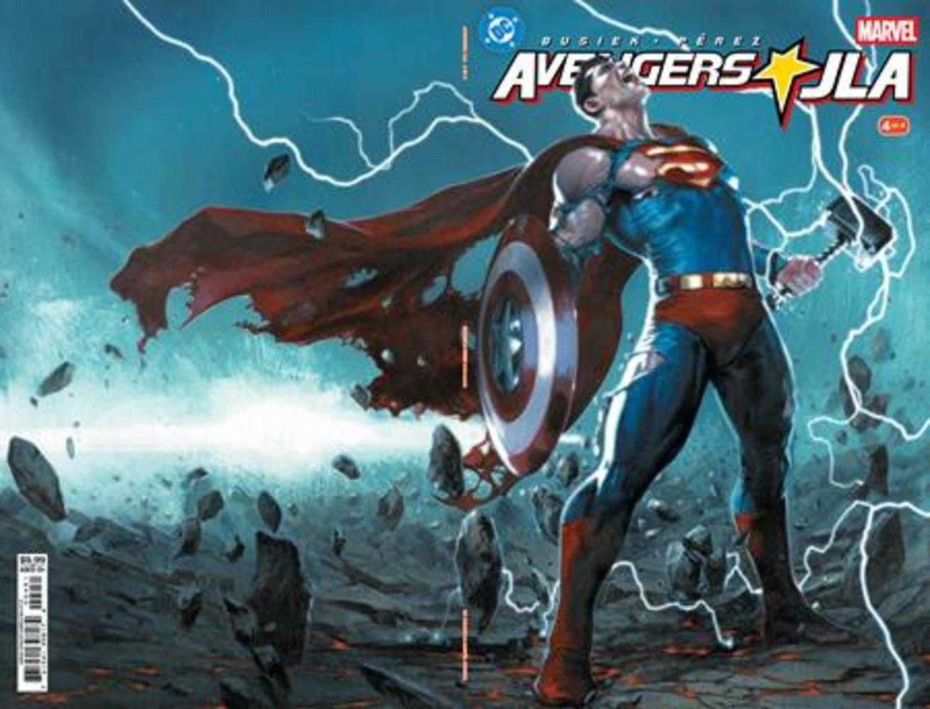Avengers JLA #4 Facsimile Edition Cover E Gabriele Dell Otto Wraparound Variant (NM)