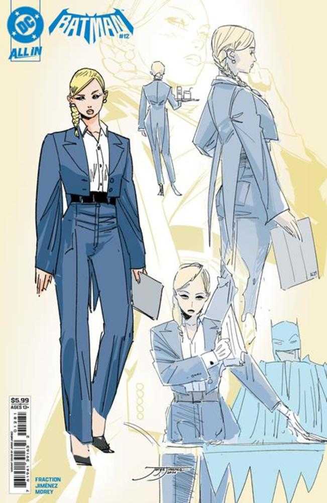 Batman #12 Cover G Jorge Jimenez Verity Pennyworth Design Card Stock Variant (NM)