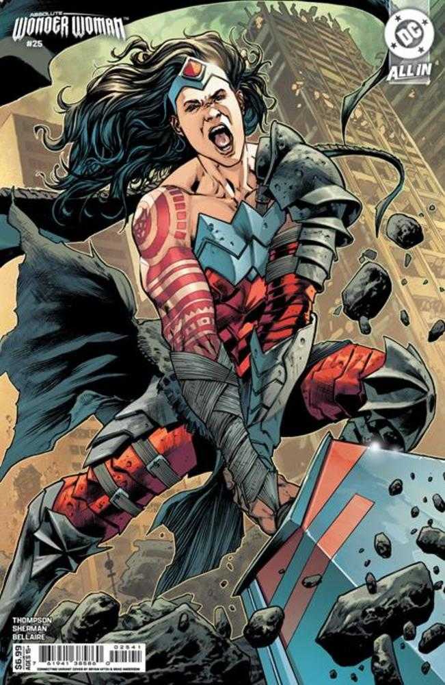 Absolute Wonder Woman #25 Cover D Bryan Hitch Connecting Card Stock Variant (NM)