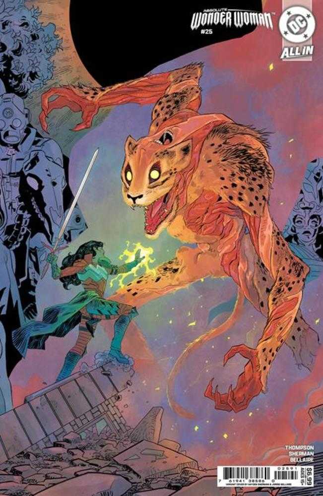 Absolute Wonder Woman #25 Cover I Hayden Sherman Middle Connecting Card Stock Variant (NM)