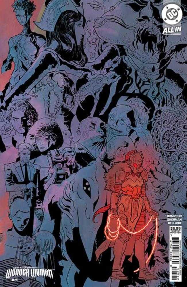 Absolute Wonder Woman #25 Cover J Hayden Sherman Right Connecting Card Stock Variant (NM)