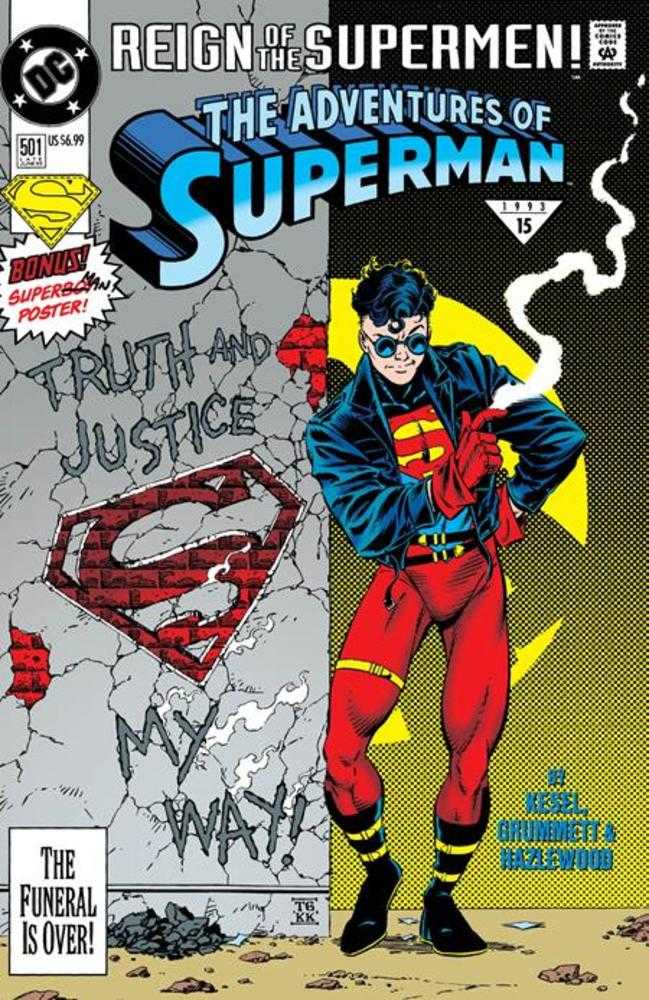 Adventures Of Superman #501 Facsimile Edition Cover C Tom Grummett Foil Variant (NM)