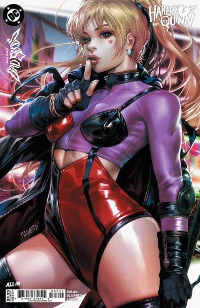 Harley Quinn #67 Cover D Derrick Chew Card Stock Variant (Batman Bad Seeds) (NM)