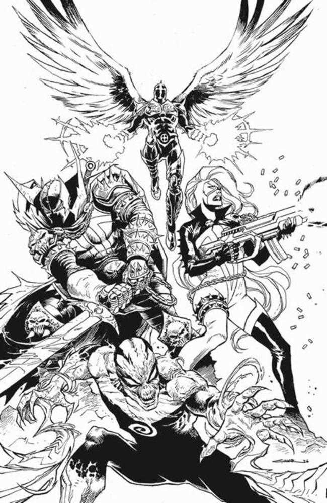 Spawn Scorched #56 Cover B Yildiray Cinar Black & White Full Art Variant (NM)