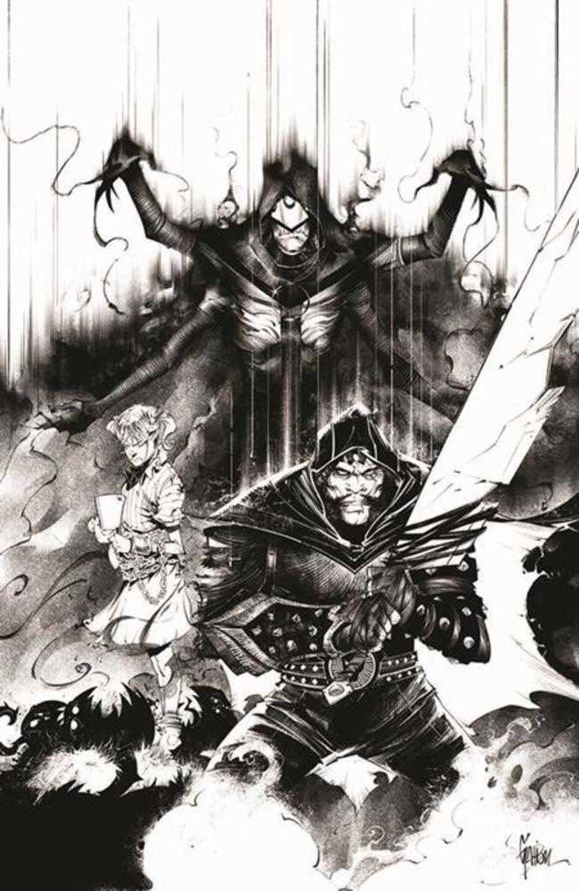 Spawn The Curse Of Sherlee Johnson #8 Cover C Jonathan Glapion Black & White Full Art Variant (NM)