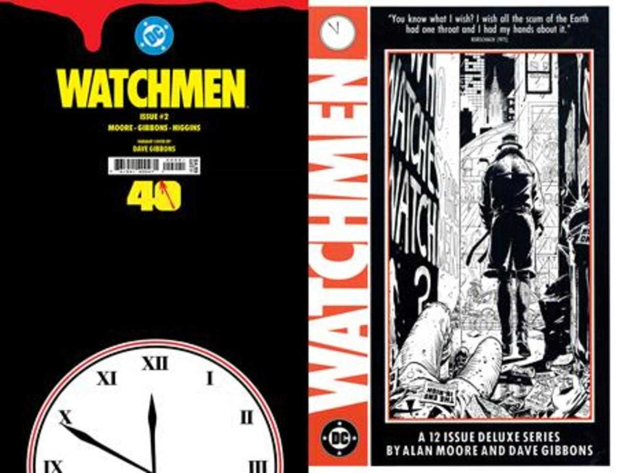 Watchmen #2 (Of 12) Facsimile Edition Cover B Dave Gibbons Card Stock Variant (Mature) (NM)