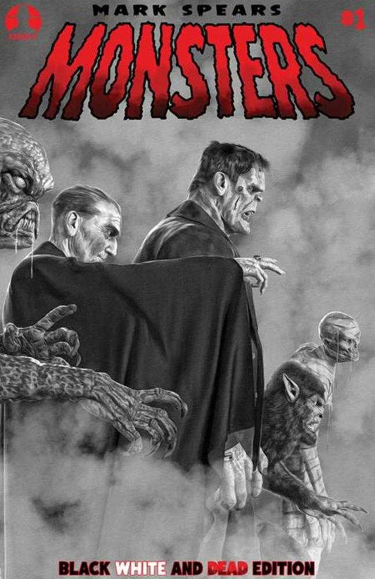 Mark Spears Monsters #1 7th Printing Black White & Dead Edition Cover A Mark Spears Blood Seekers (NM)