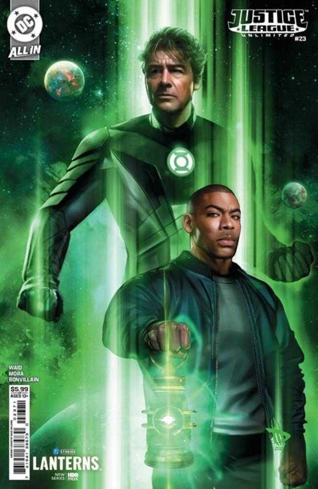 Justice League Unlimited #23 Cover G Dave Wilkins Lanterns Card Stock Variant (NM)