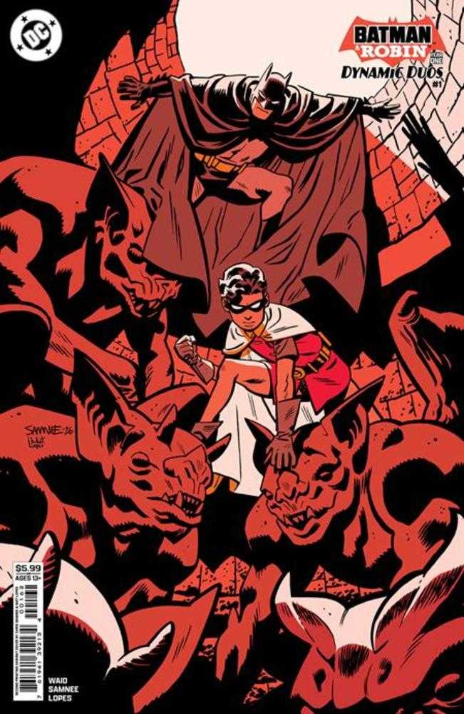 Batman & Robin Year One Dynamic Duos #1 (Of 12) 2nd Print Cover B Chris Samnee Card Stock Variant (NM)