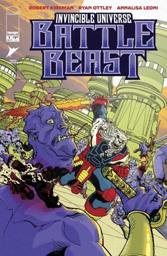 Invincible Universe Battle Beast #1 10th Printing Cover H Cully Hamner Variant (NM)