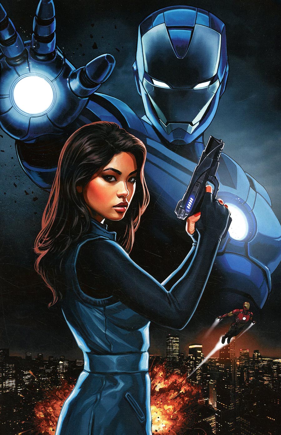 Iron Man #1 Ivan Talavera 1:25 Melinda May Full Art Variant (NM)
