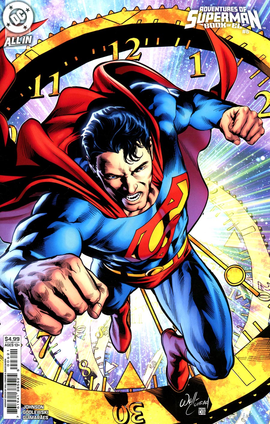 Adventures Of Superman Book Of El #6 (Of 12) Cover B Will Conrad Card Stock Variant (NM)