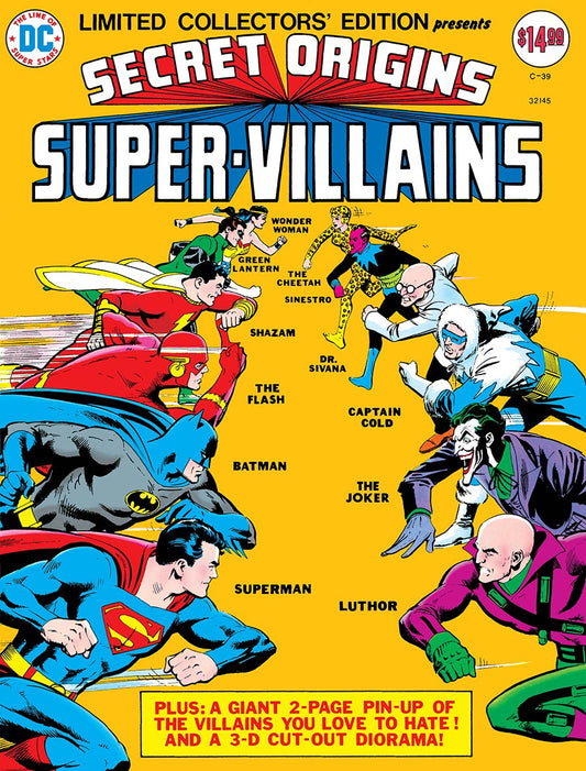 Limited Collectors Edition #39 Secret Origins Super Villains Facsimile Edition Cover B Dick Giordano Foil Variant (NM)