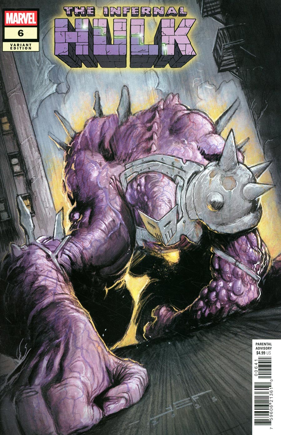 Infernal Hulk #6 Juan Ferreyra Foreshadow Variant (NM)