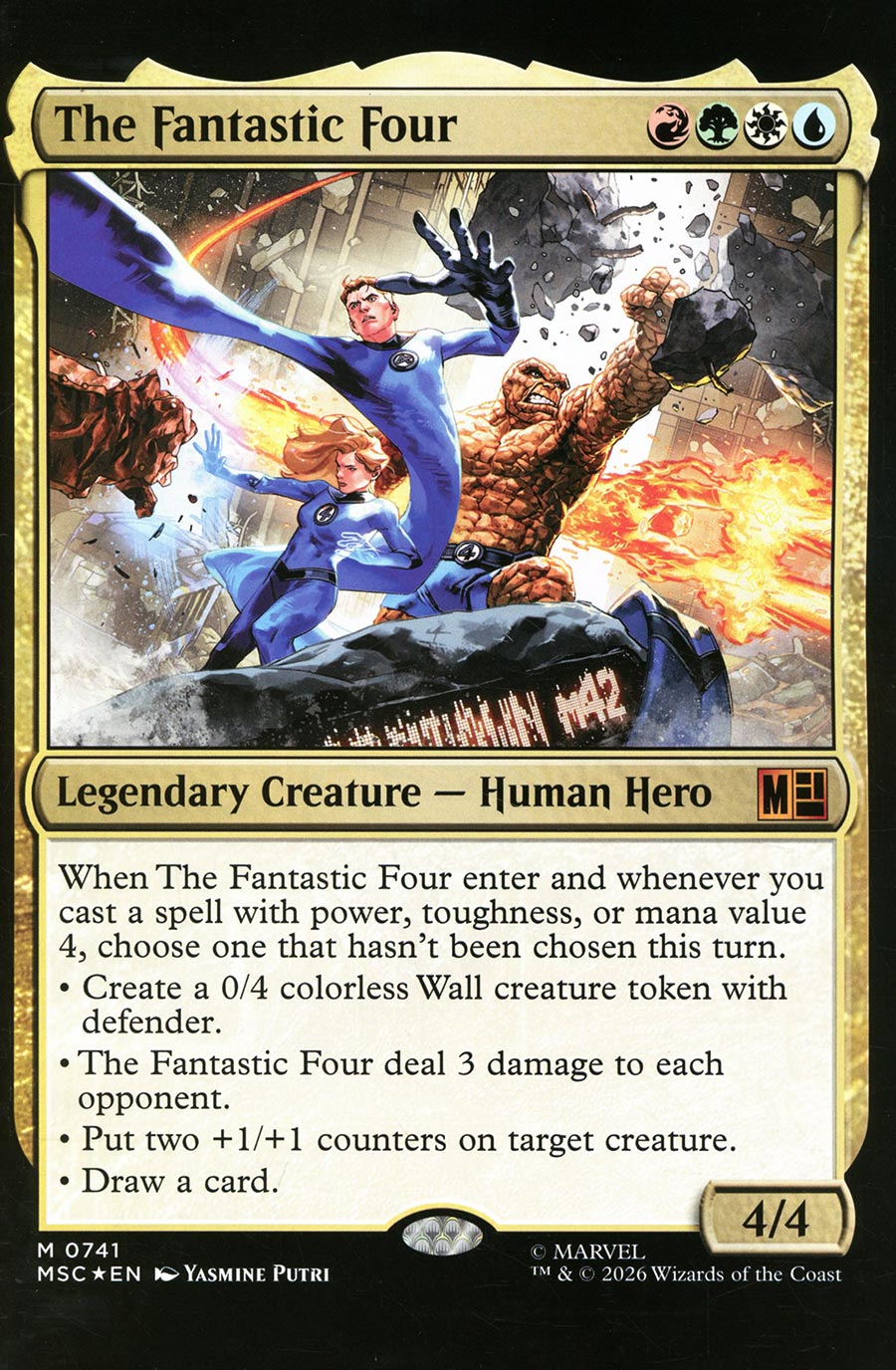 Fantastic Four #12 Classified Artist Magic: The Gathering Variant (NM)
