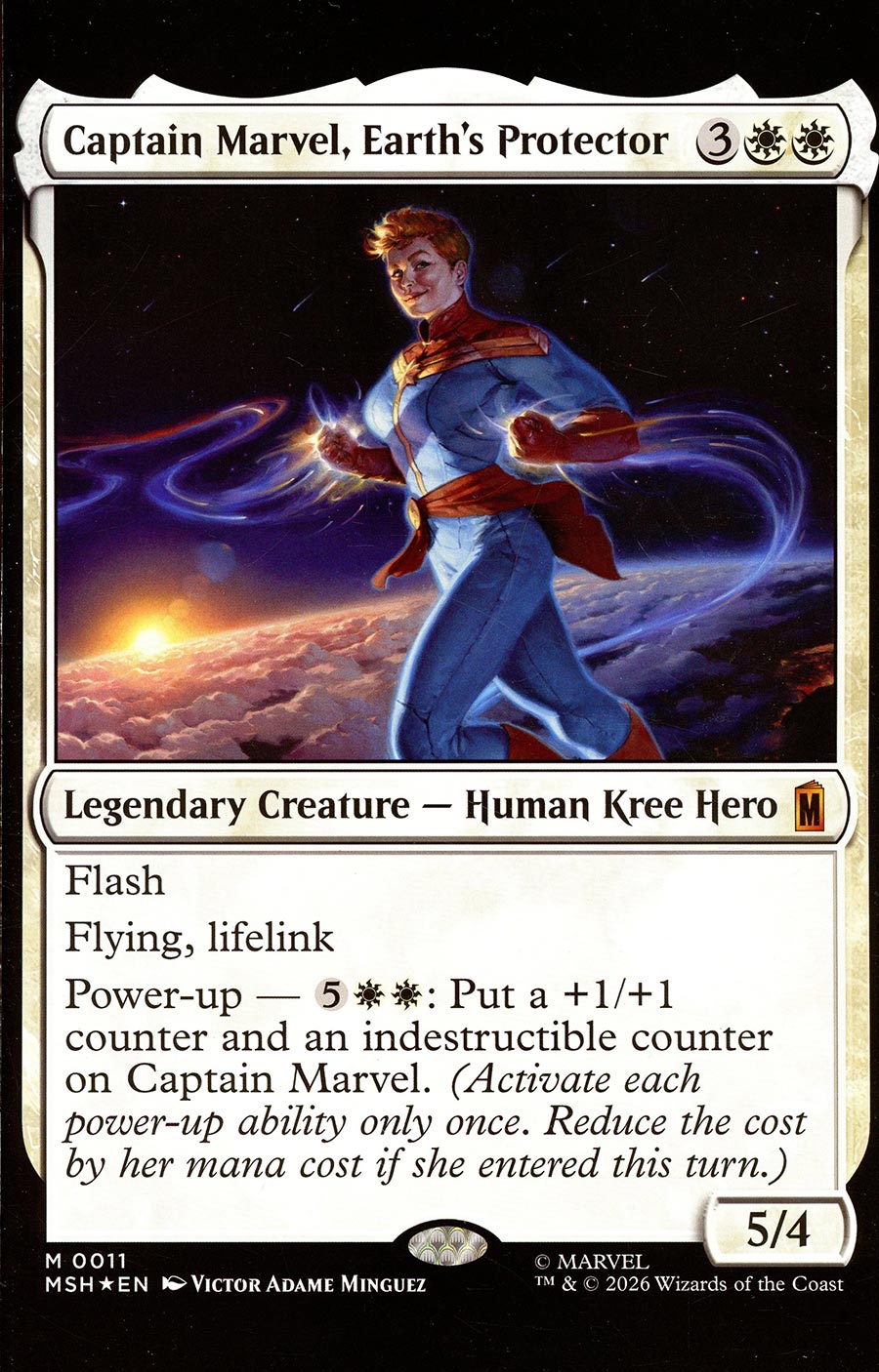 Captain Marvel: Dark Past #3 Classified Artist Magic: The Gathering Variant (NM)