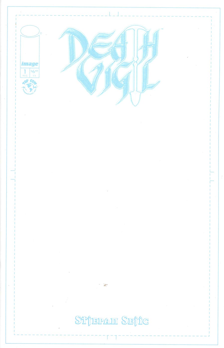 Death Vigil (2026) #1 (Of 6) Cover G Blank Sketch Variant (Mature) (NM)
