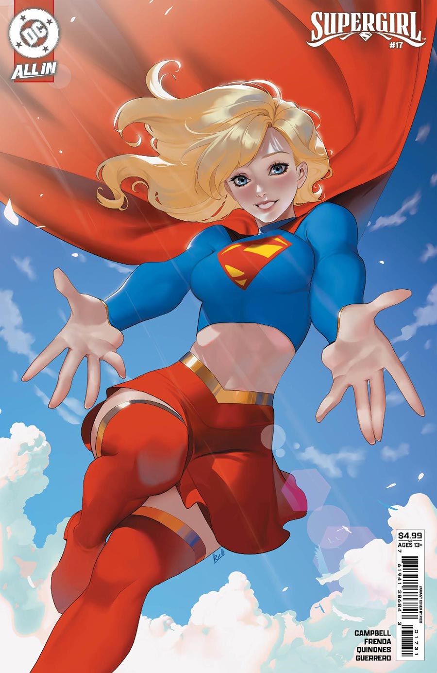 Supergirl #17 Cover C R1 C0 Card Stock Variant (Kingdom Of Zod) (NM)
