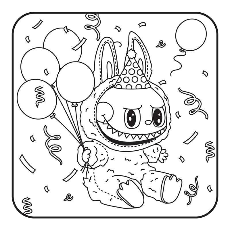 Lafufu Coloring Book: Expanded Edition by Adams Media