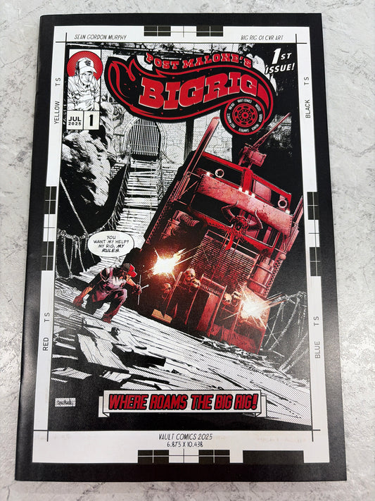 Post Malone's Big Rig #1 2nd Print Sean Gordon Murphy Variant (VF)