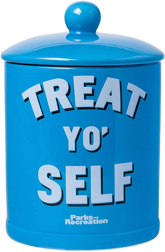 Parks and Recreation Treat Yo Self Large Cookie Jar 10''