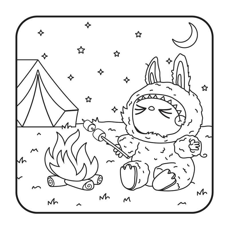 Lafufu Coloring Book by Adams Media