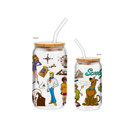 Scooby Doo Crystal Cove Destination 16oz Glass Tumbler