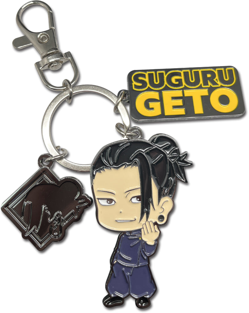JUJUTSU KAISEN S2 - SUGURU GETO WITH ICON THREE CHARM KEYCHAIN