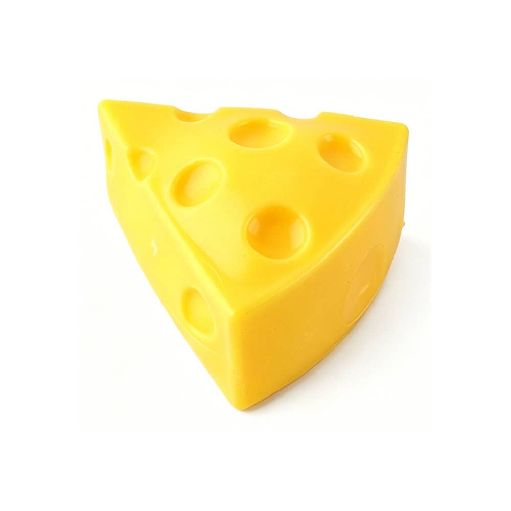 Cheese Wedge Squeeze Squishy Stress Relief Toy (1 Cheese Wedge)