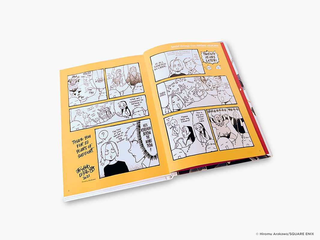 Fullmetal Alchemist 20th Anniversary Book by Hiromu Arakawa: Hardcover (NM)