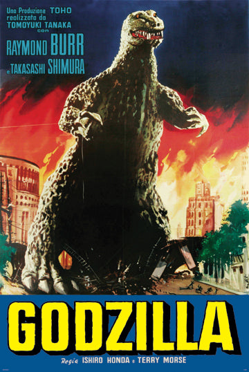 Godzilla Blue Poster