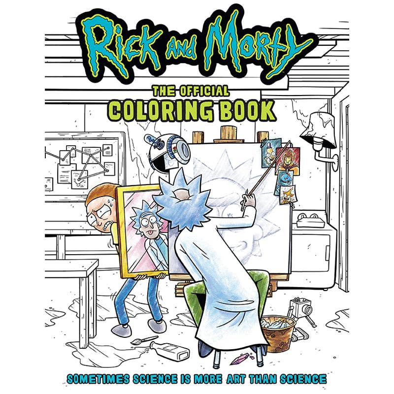 Rick and Morty: Sometimes Science Official Coloring