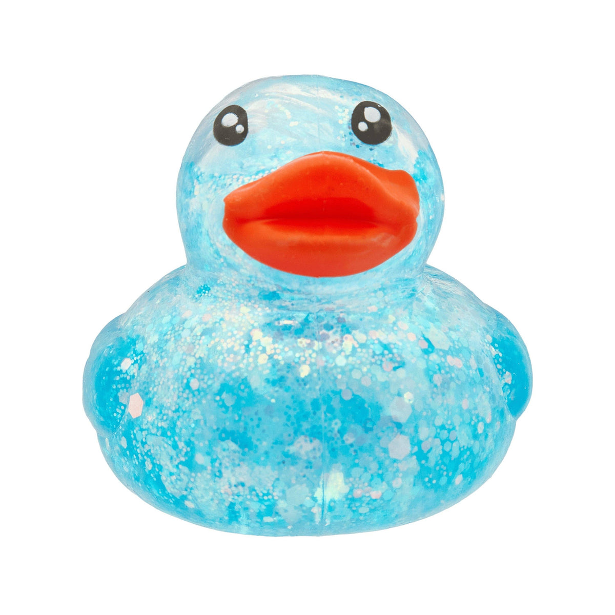 Sensory Toy Box Squishy Glitter Ducks Stress Relief Fidget Toy (4 pack)