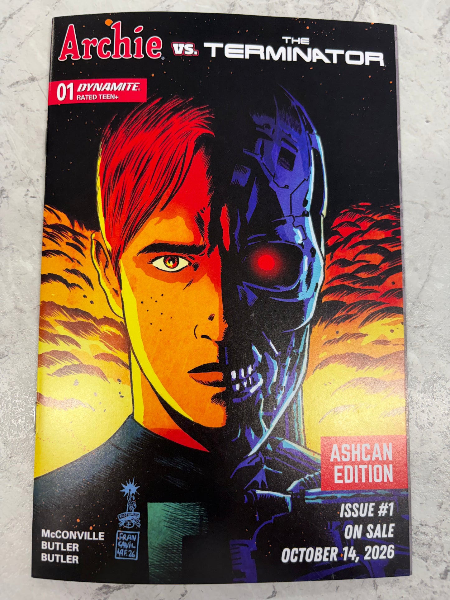 Archie vs The Terminator #1 Ash Can (NM)