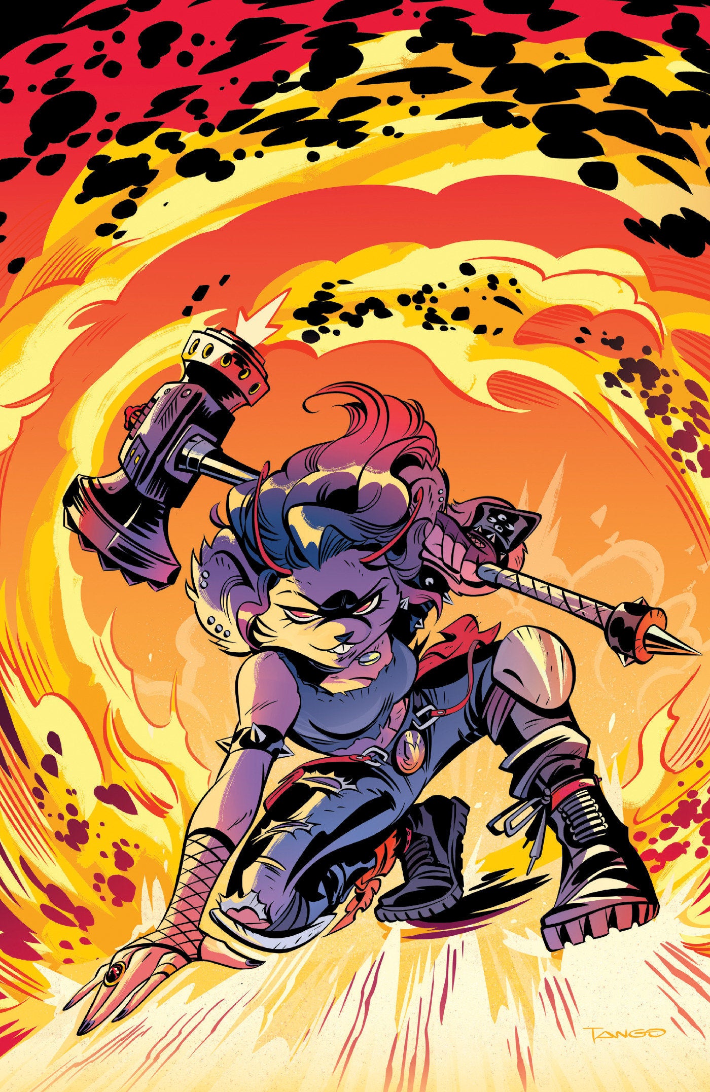 Biker Mice From Mars Scorch #1 Cover E 1:10 Tango Full Art Variant (NM)