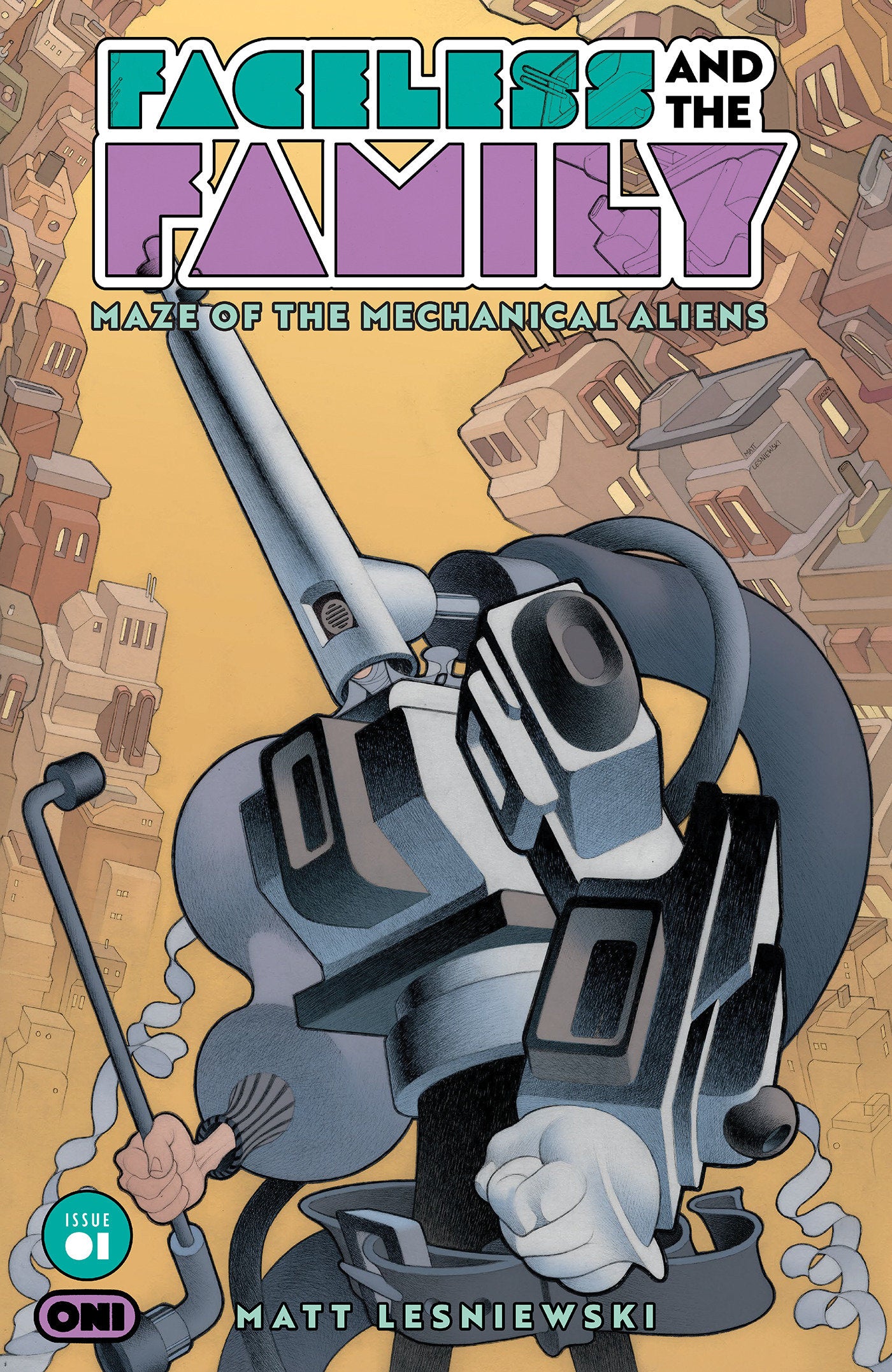 Faceless And The Family Maze Of The Mechanical Aliens #1 3RD Printing (NM)