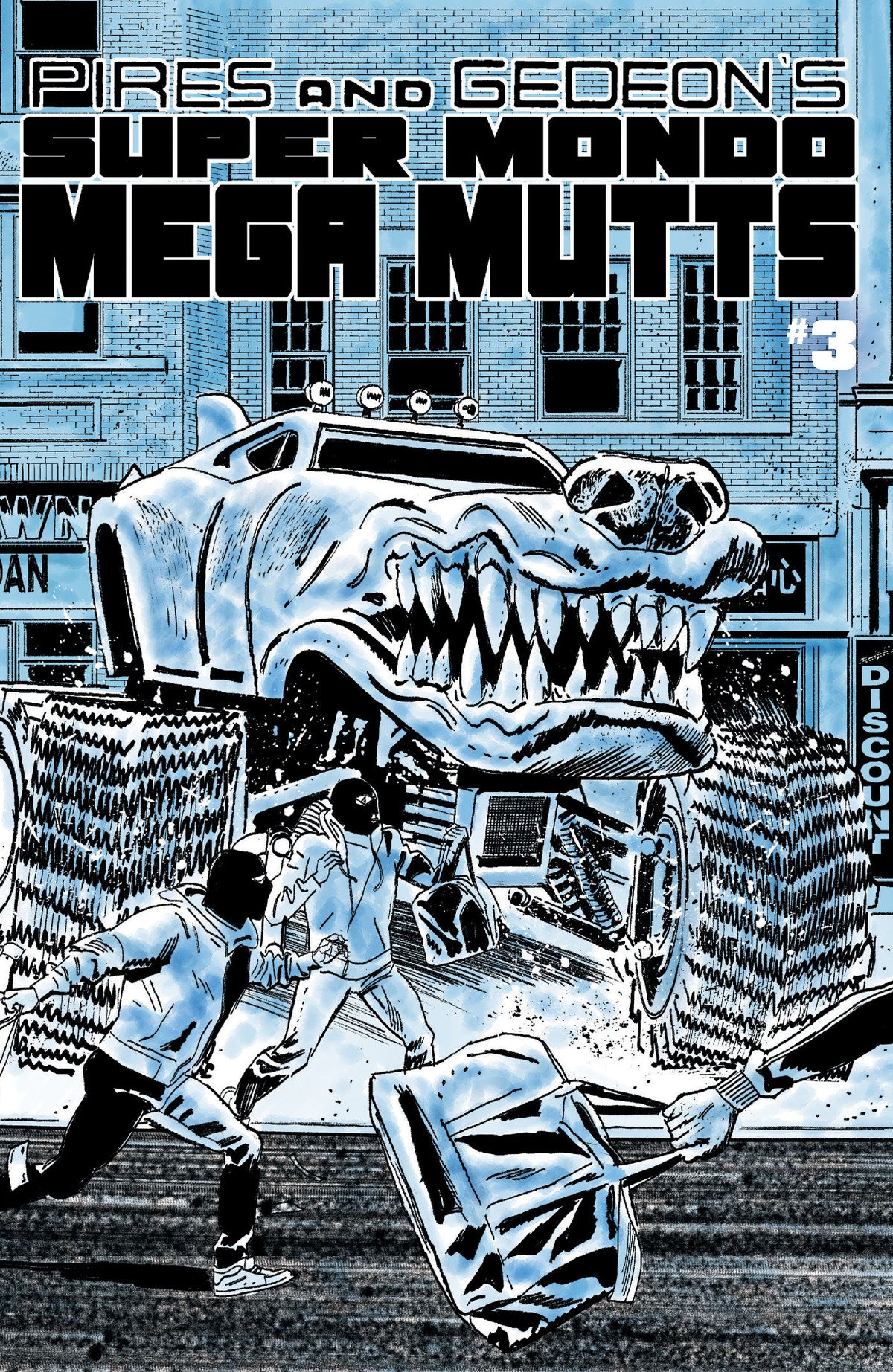 Super Mondo Mega Mutts #3 Cover B Alex Diotto Homage Variant (NM)