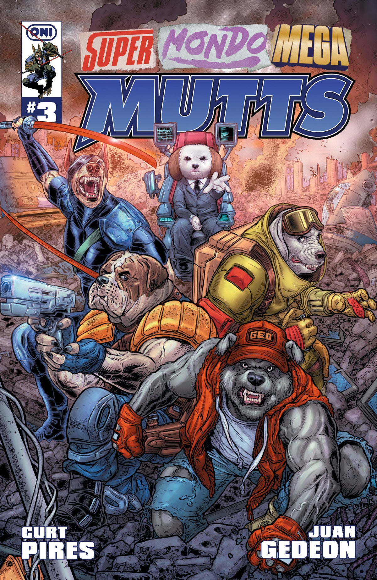 Super Mondo Mega Mutts #3 Cover C Juan Jose Ryp Variant (NM)