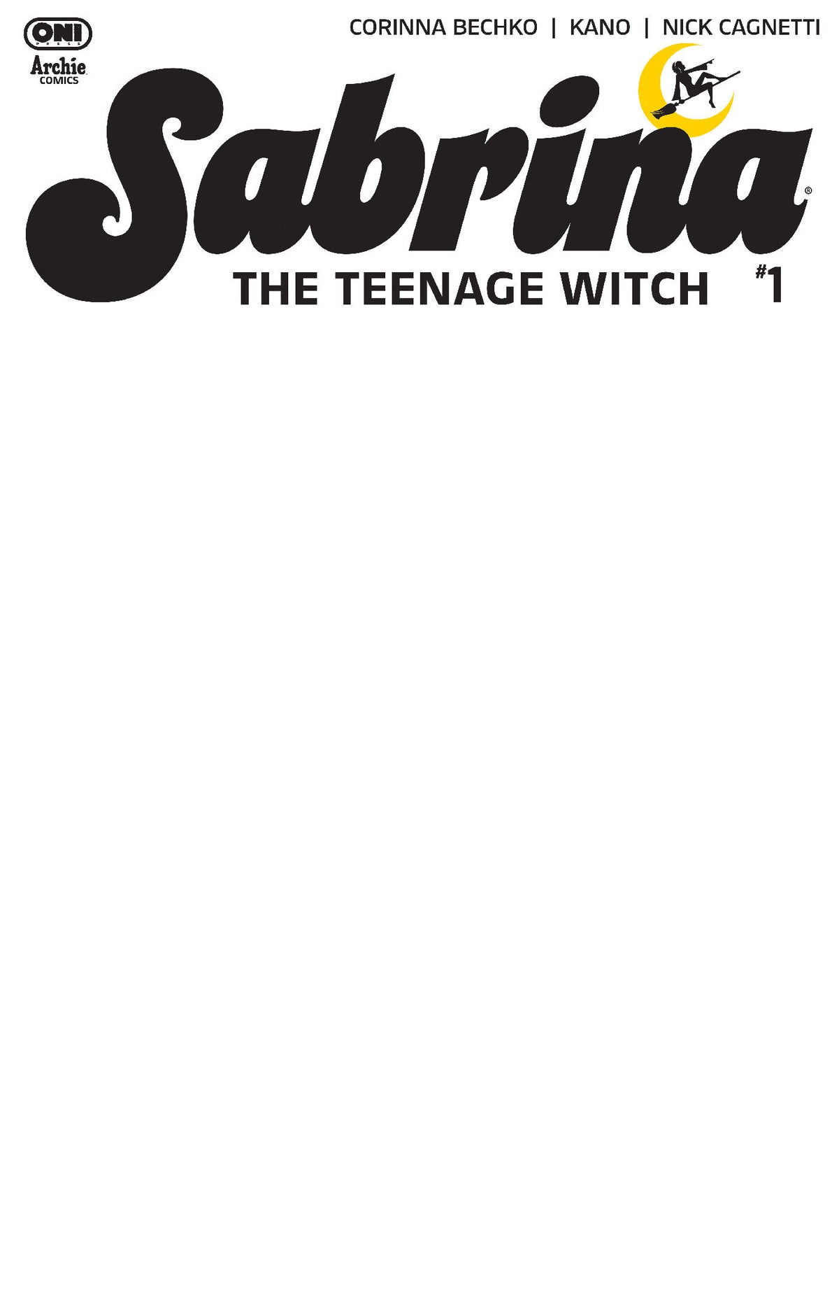 Sabrina The Teenage Witch #1 Cover E Blank Sketch Variant (NM)