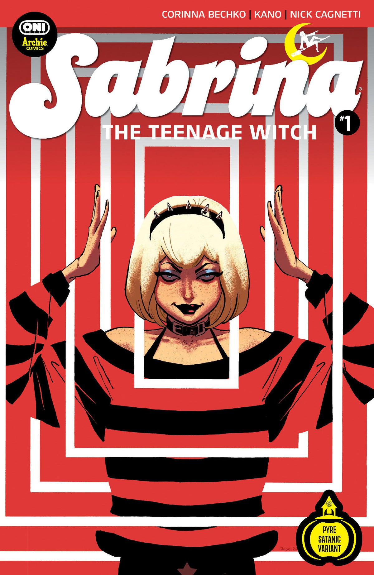 Sabrina The Teenage Witch #1 Cover W Chloe Brailsford Midnight Release Pyre Satanic Variant (NM)