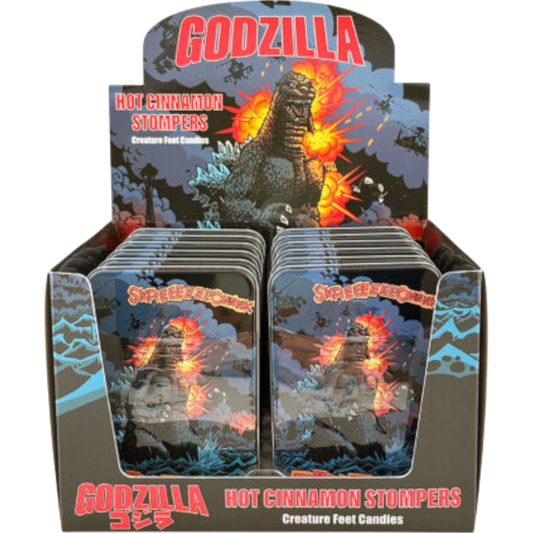 Godzilla Hot Cinnamon Stomper Candy Tin