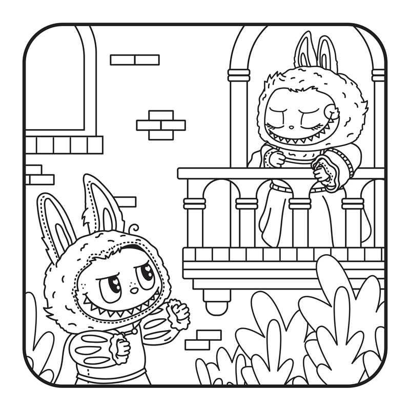 Lafufu in Love Coloring Book by Adams Media