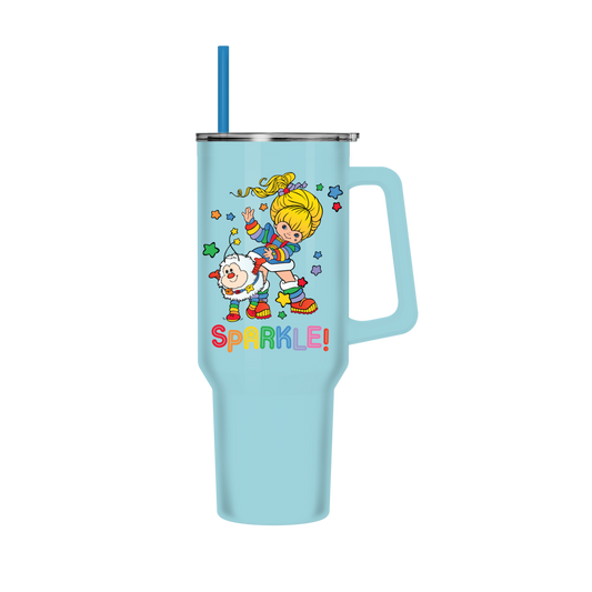 Rainbow Brite and Twink Sparkle 40oz Stainless Steel Tumbler w Handle