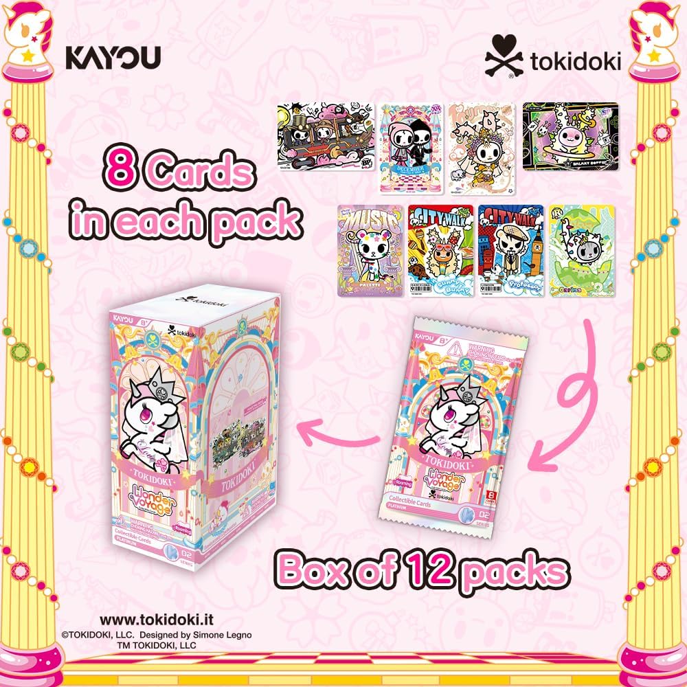 tokidoki: Wonder Voyage Collectible Cards - Series 2 Roaming Edition (1 Box)