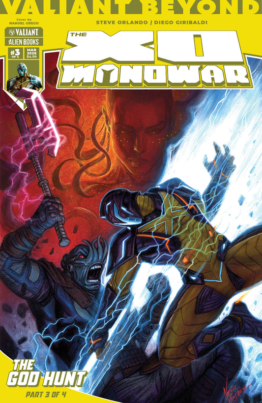 Valiant Beyond: The X O Manowar #7  The God Hunt #3 Cover A (Grego) (NM)