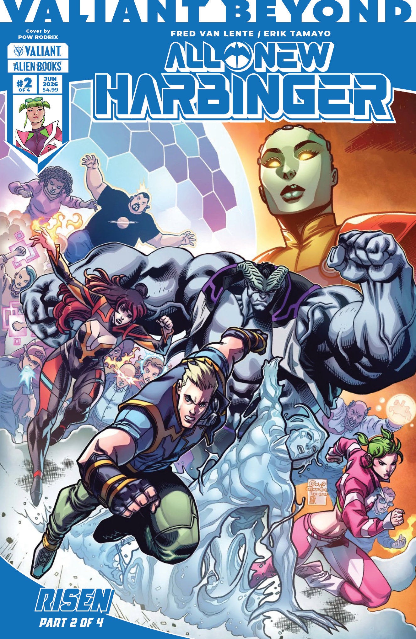 Valiant Beyond: All New Harbinger #8  Risen #2 Cover A (Rodrix) (NM)