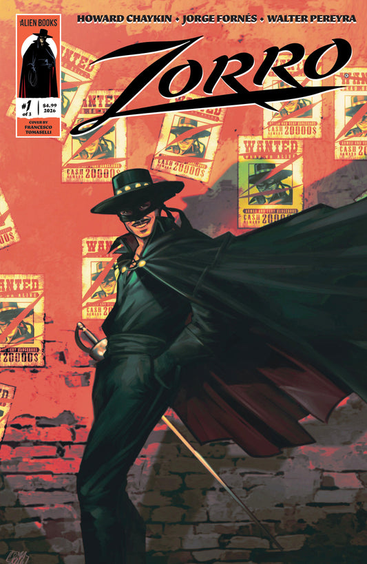 Zorro #1 Variant B (Tomaselli) (NM)