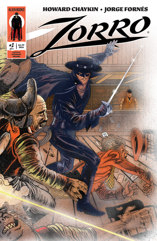 Zorro #2 Cover A (Moore Wraparound Variant) (NM)