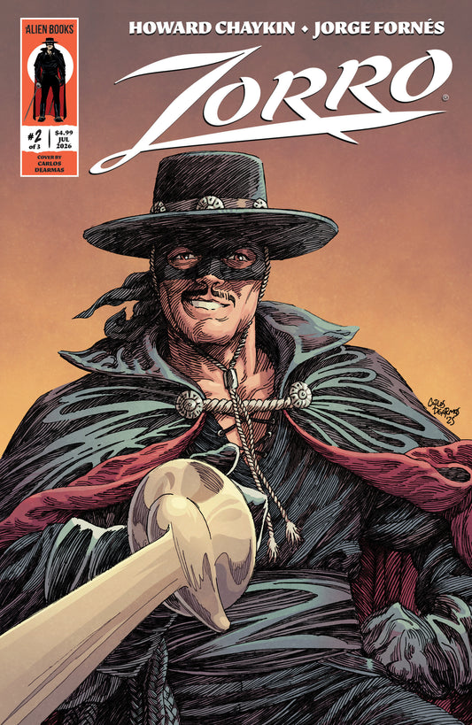 Zorro #2 Variant B (Dearmas) (NM)